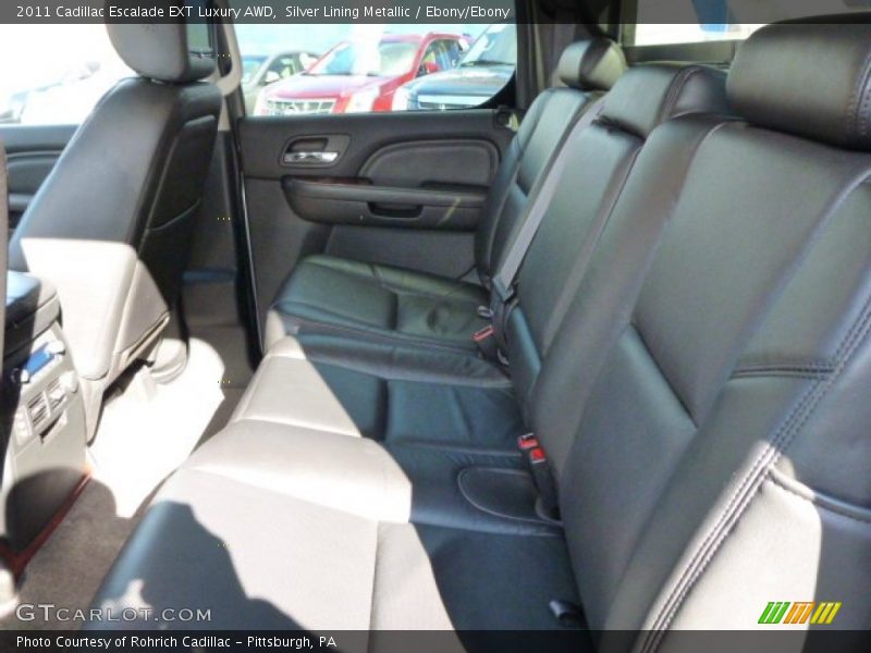 Silver Lining Metallic / Ebony/Ebony 2011 Cadillac Escalade EXT Luxury AWD