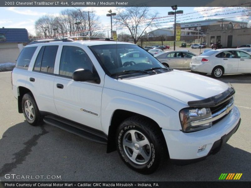 Summit White / Medium Pewter 2003 Chevrolet TrailBlazer LT 4x4