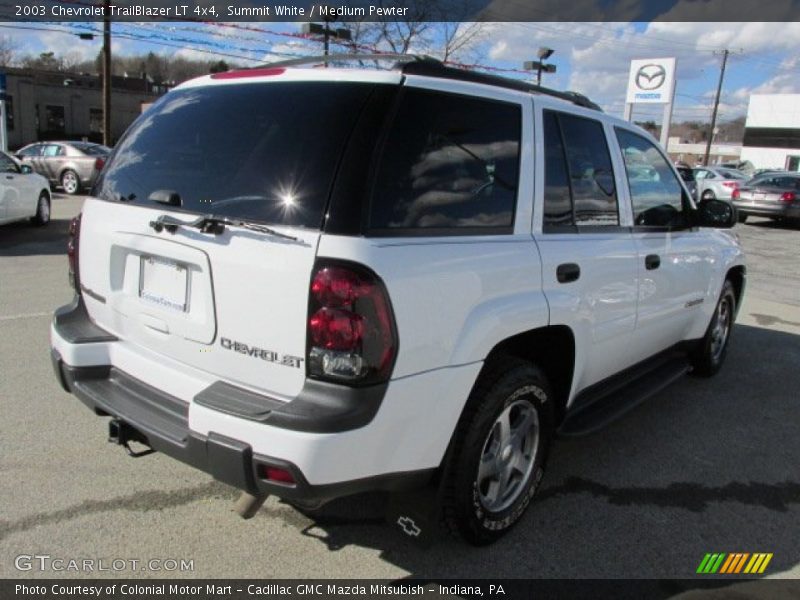 Summit White / Medium Pewter 2003 Chevrolet TrailBlazer LT 4x4