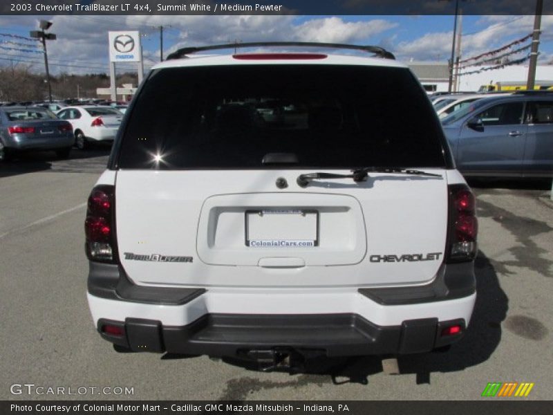 Summit White / Medium Pewter 2003 Chevrolet TrailBlazer LT 4x4