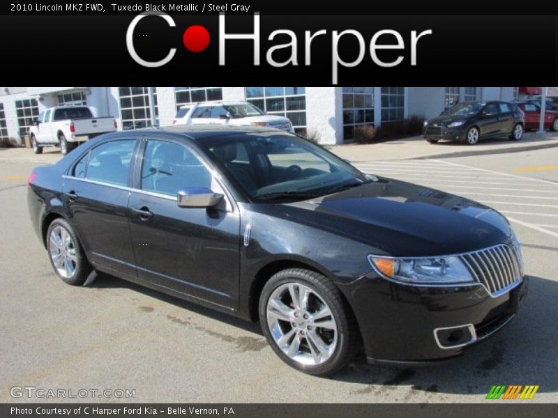 Tuxedo Black Metallic / Steel Gray 2010 Lincoln MKZ FWD