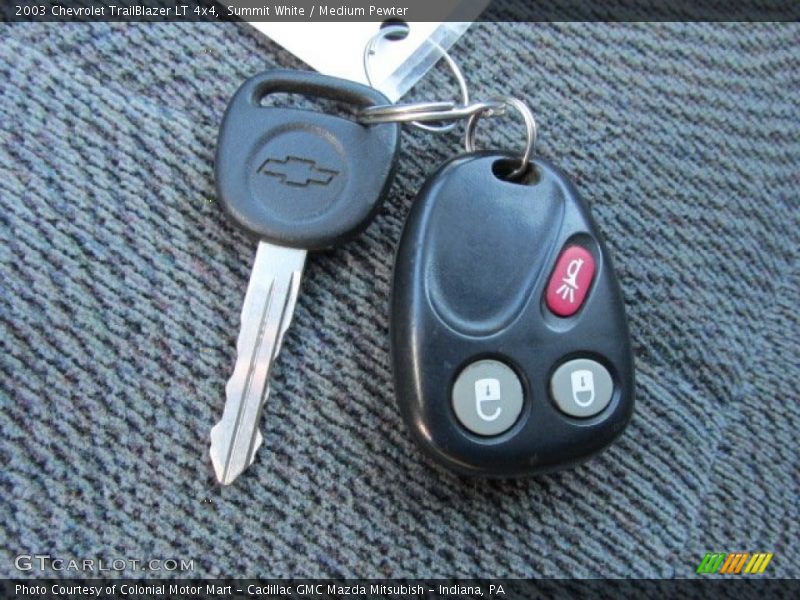 Summit White / Medium Pewter 2003 Chevrolet TrailBlazer LT 4x4