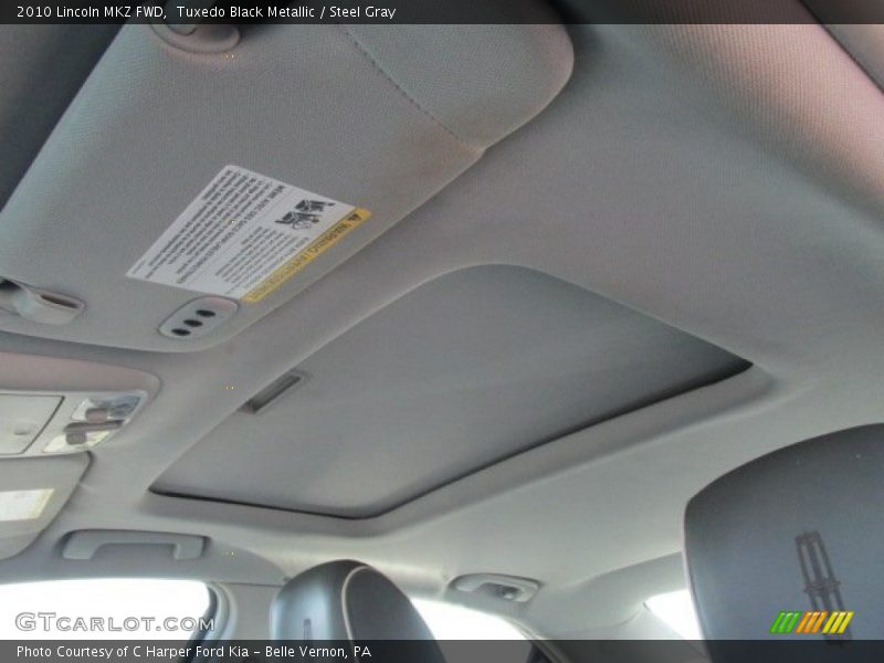 Tuxedo Black Metallic / Steel Gray 2010 Lincoln MKZ FWD