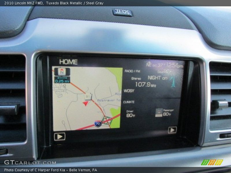 Tuxedo Black Metallic / Steel Gray 2010 Lincoln MKZ FWD