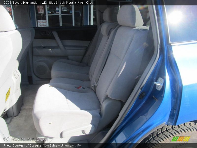 Blue Streak Metallic / Ash Gray 2008 Toyota Highlander 4WD