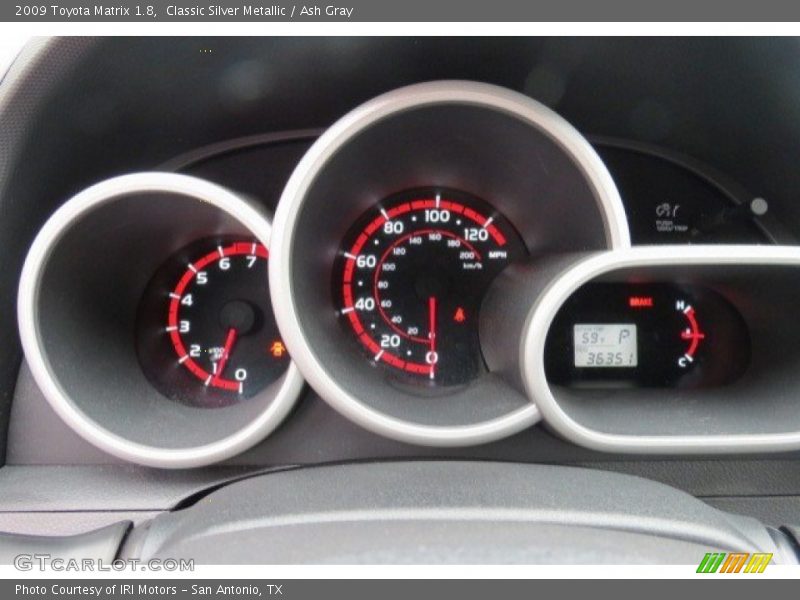  2009 Matrix 1.8 1.8 Gauges