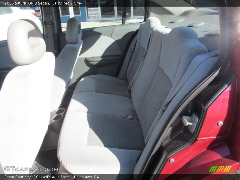 Berry Red / Gray 2005 Saturn ION 3 Sedan