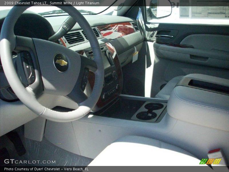 Summit White / Light Titanium 2009 Chevrolet Tahoe LT