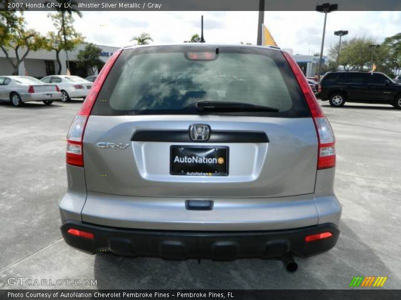 Whistler Silver Metallic / Gray 2007 Honda CR-V LX