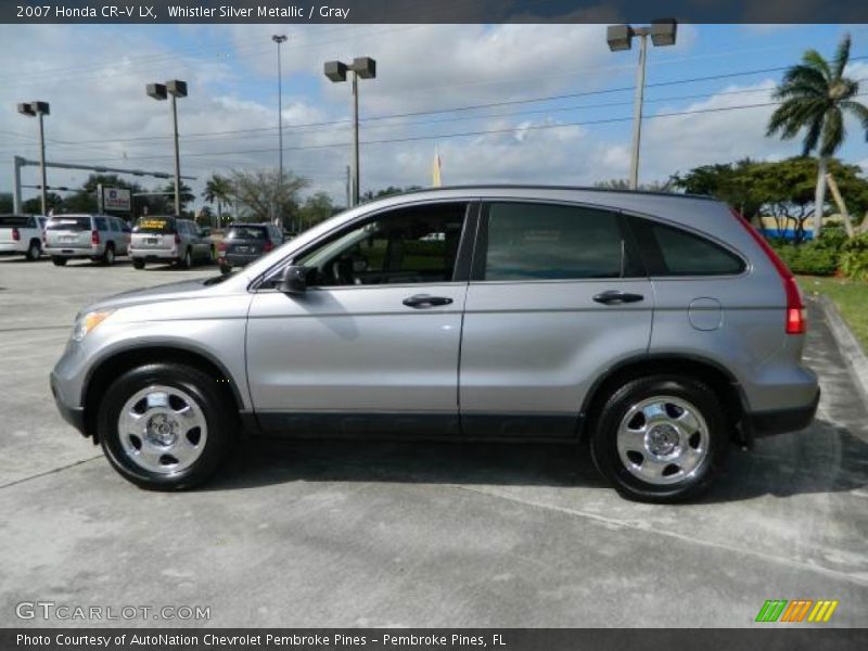 Whistler Silver Metallic / Gray 2007 Honda CR-V LX