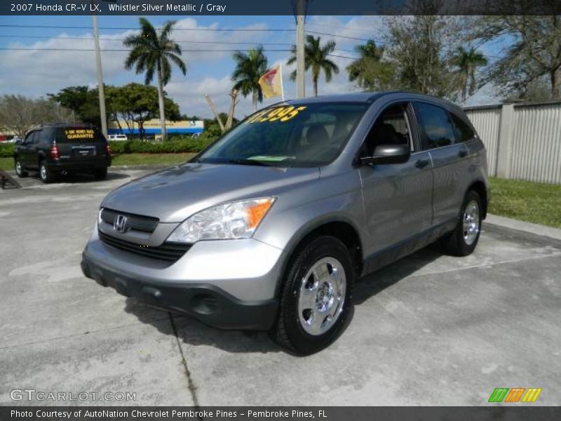 Whistler Silver Metallic / Gray 2007 Honda CR-V LX