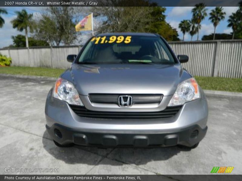 Whistler Silver Metallic / Gray 2007 Honda CR-V LX
