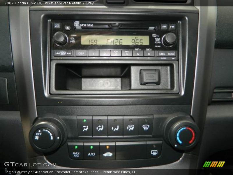 Whistler Silver Metallic / Gray 2007 Honda CR-V LX