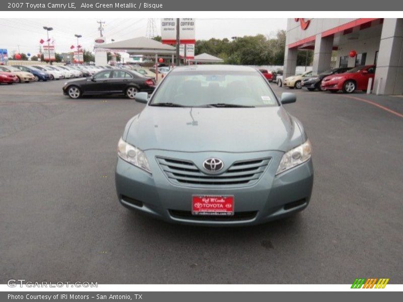Aloe Green Metallic / Bisque 2007 Toyota Camry LE
