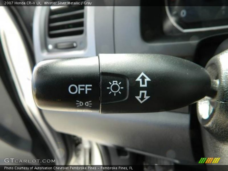 Whistler Silver Metallic / Gray 2007 Honda CR-V LX