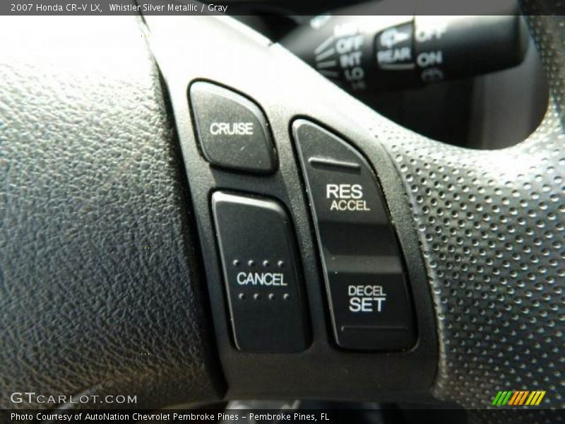 Whistler Silver Metallic / Gray 2007 Honda CR-V LX