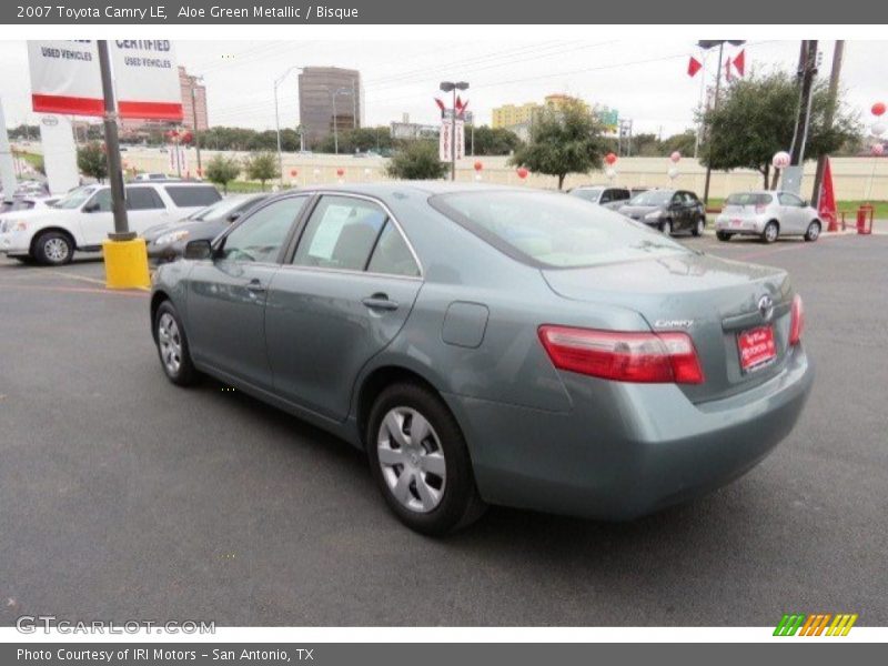 Aloe Green Metallic / Bisque 2007 Toyota Camry LE