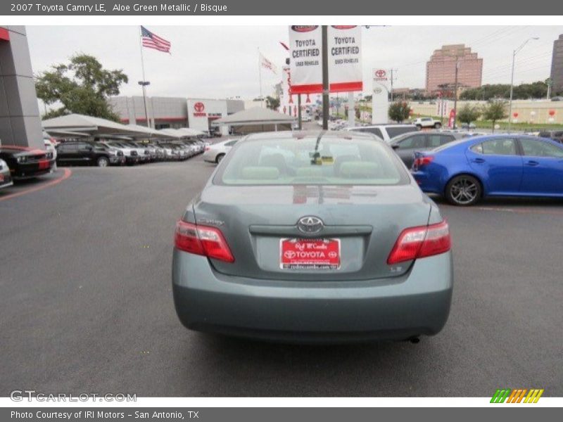 Aloe Green Metallic / Bisque 2007 Toyota Camry LE