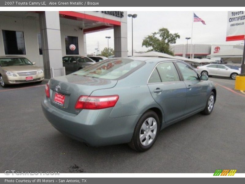 Aloe Green Metallic / Bisque 2007 Toyota Camry LE