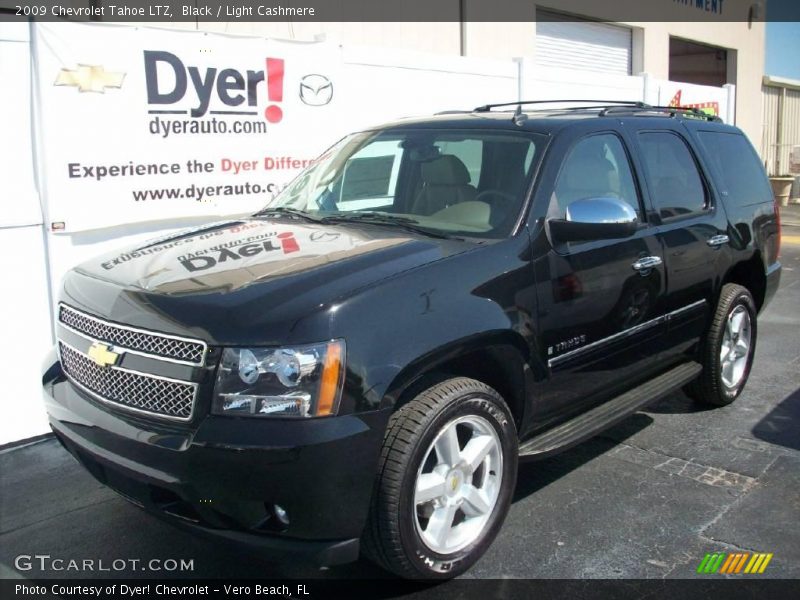Black / Light Cashmere 2009 Chevrolet Tahoe LTZ