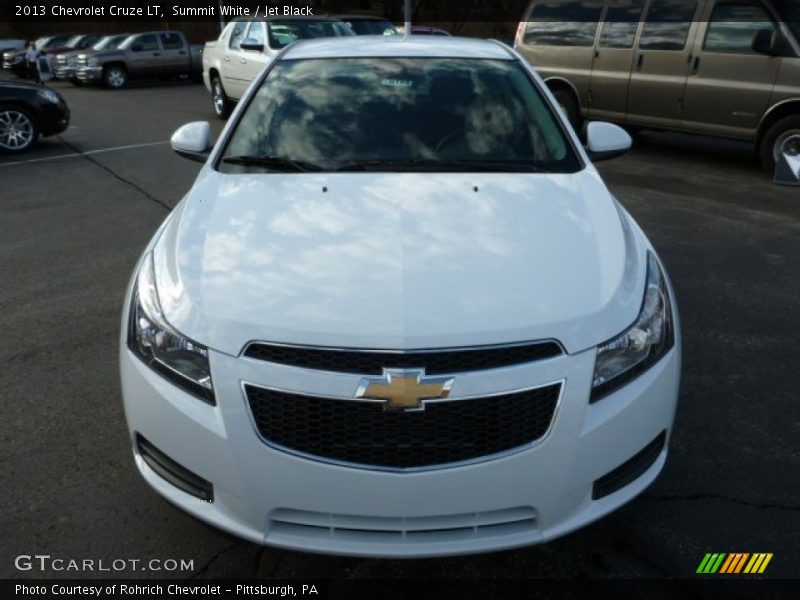 Summit White / Jet Black 2013 Chevrolet Cruze LT