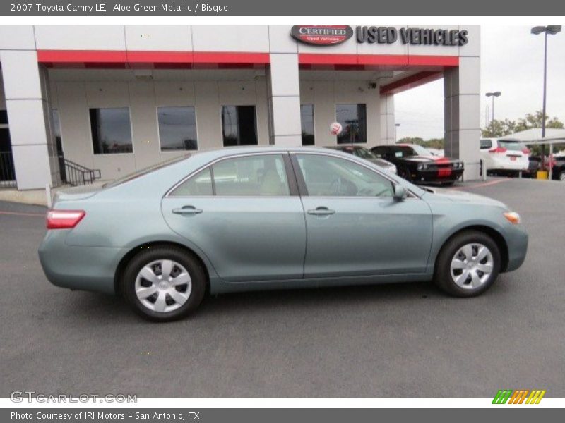 Aloe Green Metallic / Bisque 2007 Toyota Camry LE