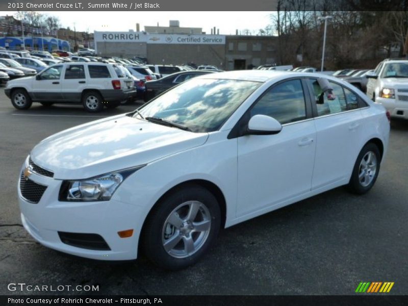 Summit White / Jet Black 2013 Chevrolet Cruze LT