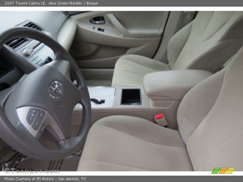 Aloe Green Metallic / Bisque 2007 Toyota Camry LE