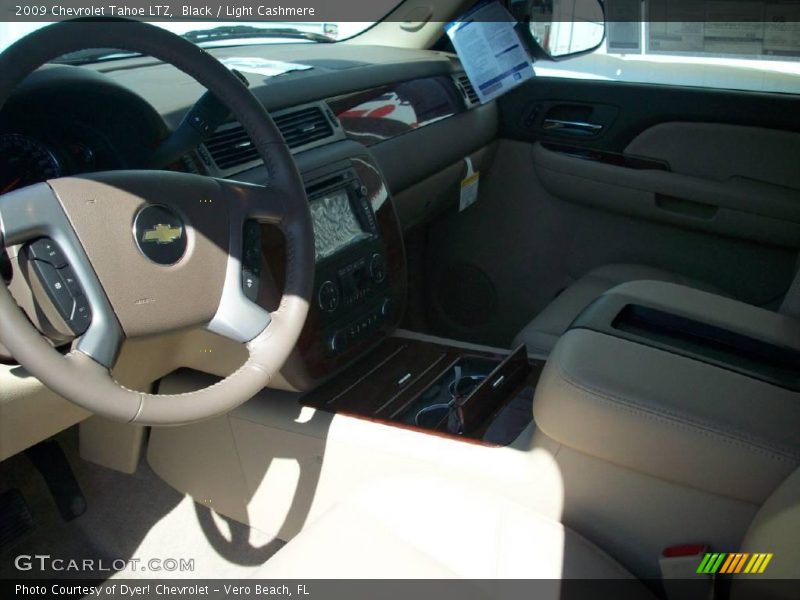 Black / Light Cashmere 2009 Chevrolet Tahoe LTZ