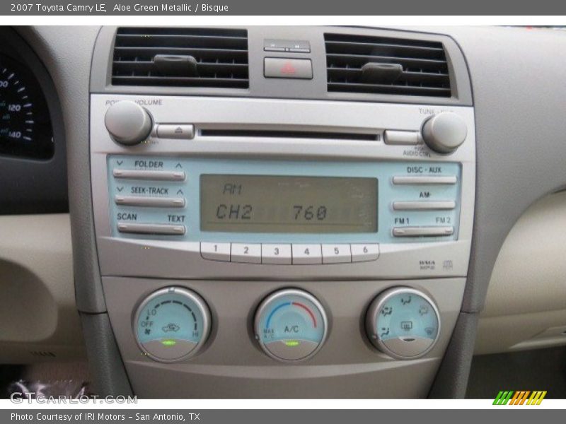 Aloe Green Metallic / Bisque 2007 Toyota Camry LE