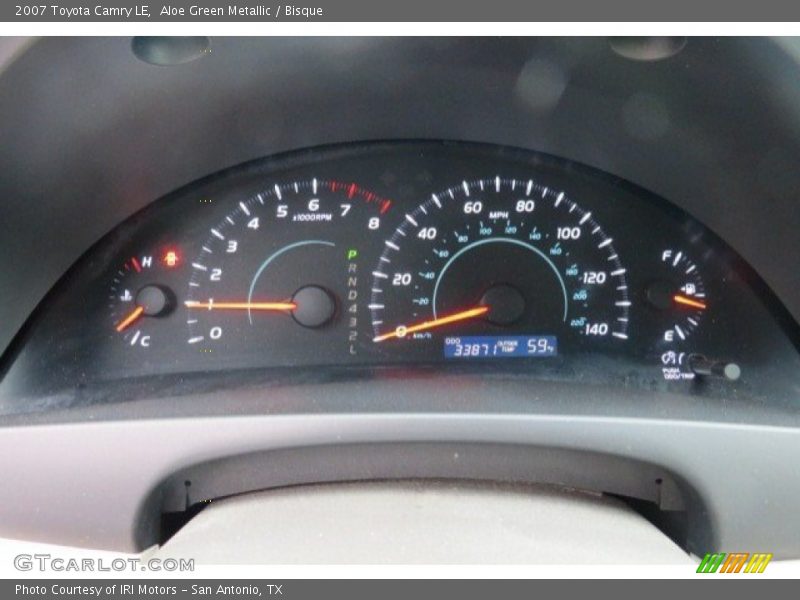 Aloe Green Metallic / Bisque 2007 Toyota Camry LE