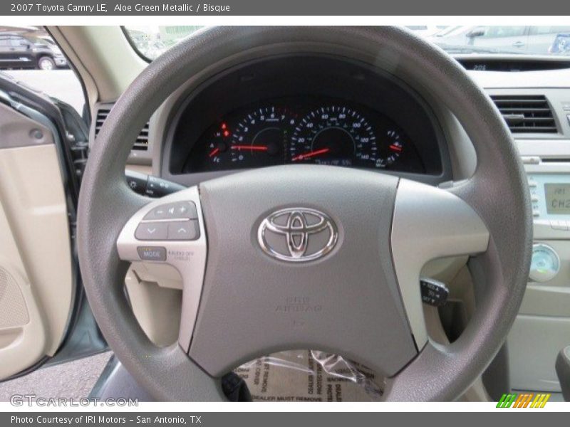 Aloe Green Metallic / Bisque 2007 Toyota Camry LE