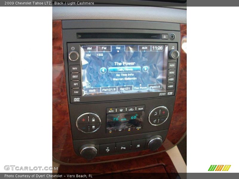 Black / Light Cashmere 2009 Chevrolet Tahoe LTZ