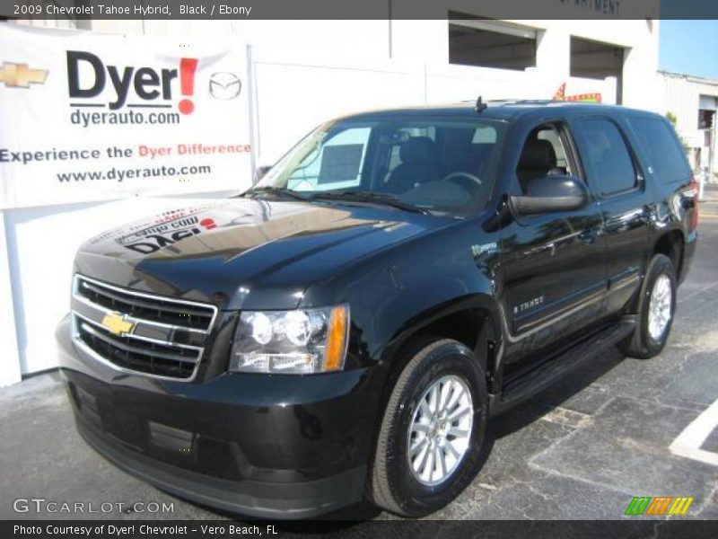 Black / Ebony 2009 Chevrolet Tahoe Hybrid