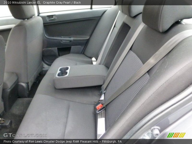 Graphite Gray Pearl / Black 2010 Mitsubishi Lancer ES
