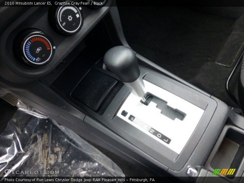 Graphite Gray Pearl / Black 2010 Mitsubishi Lancer ES