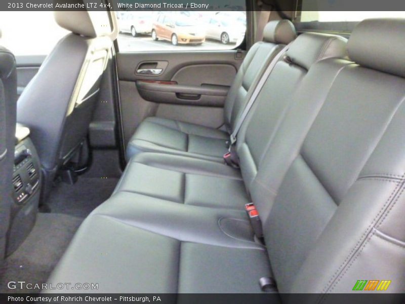 White Diamond Tricoat / Ebony 2013 Chevrolet Avalanche LTZ 4x4
