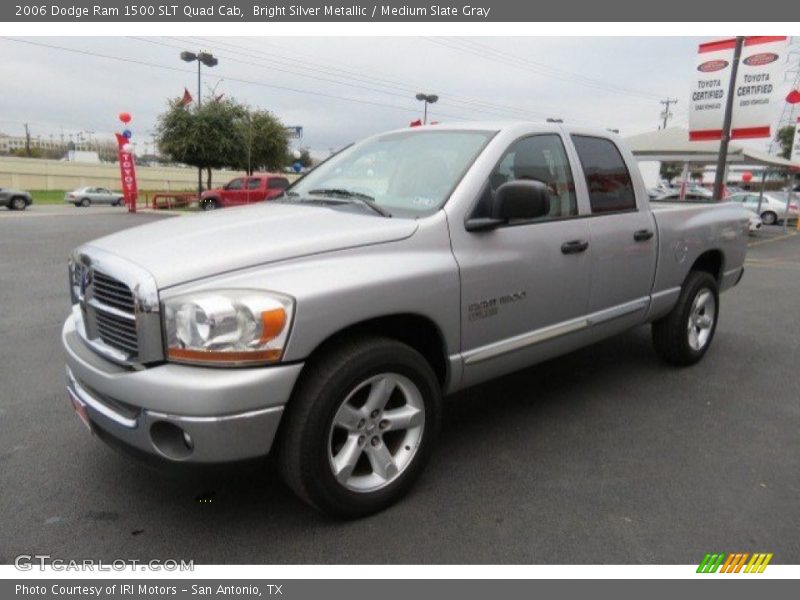 Bright Silver Metallic / Medium Slate Gray 2006 Dodge Ram 1500 SLT Quad Cab