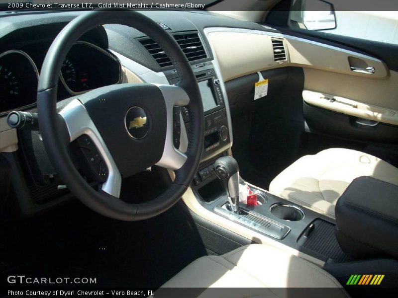 Gold Mist Metallic / Cashmere/Ebony 2009 Chevrolet Traverse LTZ