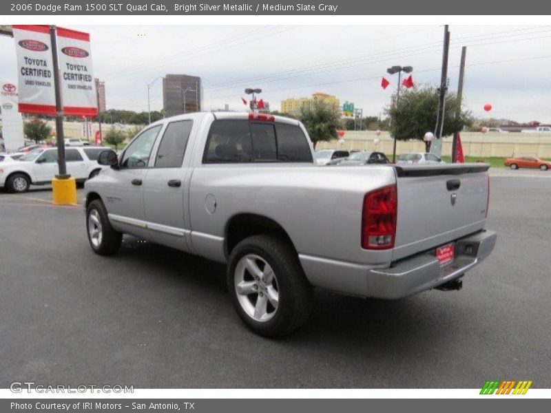Bright Silver Metallic / Medium Slate Gray 2006 Dodge Ram 1500 SLT Quad Cab