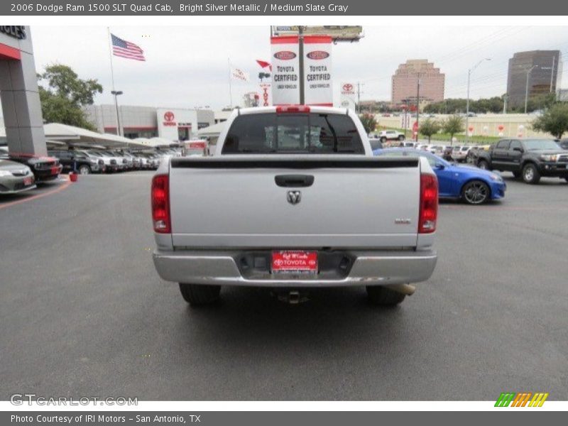 Bright Silver Metallic / Medium Slate Gray 2006 Dodge Ram 1500 SLT Quad Cab