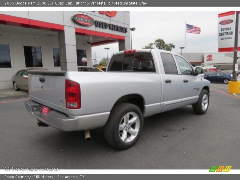 Bright Silver Metallic / Medium Slate Gray 2006 Dodge Ram 1500 SLT Quad Cab