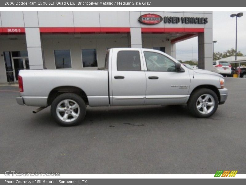 Bright Silver Metallic / Medium Slate Gray 2006 Dodge Ram 1500 SLT Quad Cab