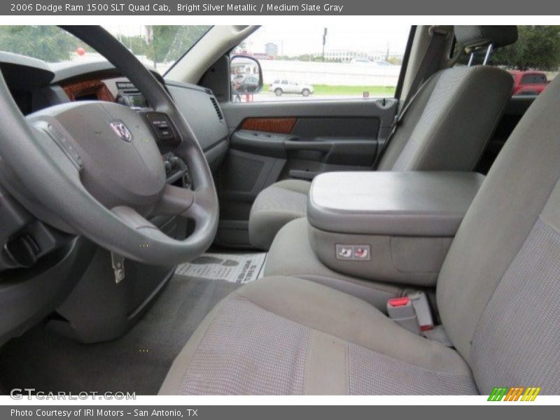 Bright Silver Metallic / Medium Slate Gray 2006 Dodge Ram 1500 SLT Quad Cab