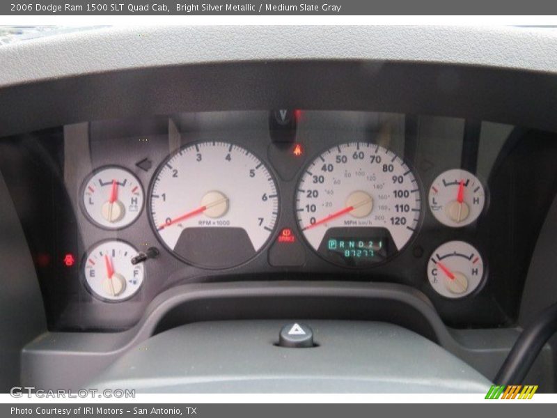 Bright Silver Metallic / Medium Slate Gray 2006 Dodge Ram 1500 SLT Quad Cab