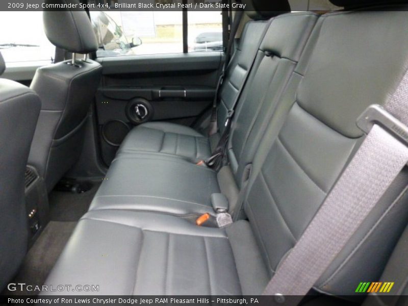 Brilliant Black Crystal Pearl / Dark Slate Gray 2009 Jeep Commander Sport 4x4