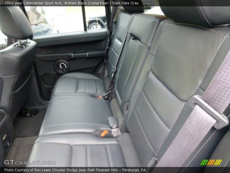 Brilliant Black Crystal Pearl / Dark Slate Gray 2009 Jeep Commander Sport 4x4