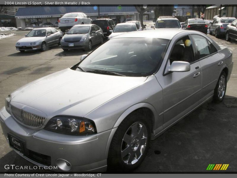 Silver Birch Metallic / Black 2004 Lincoln LS Sport