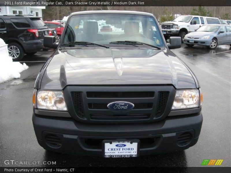Dark Shadow Grey Metallic / Medium Dark Flint 2011 Ford Ranger XL Regular Cab
