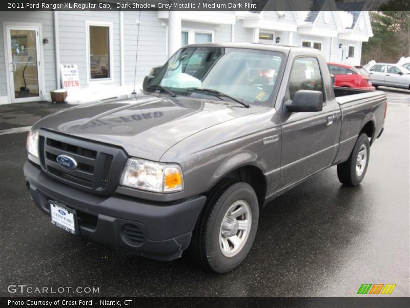 Dark Shadow Grey Metallic / Medium Dark Flint 2011 Ford Ranger XL Regular Cab